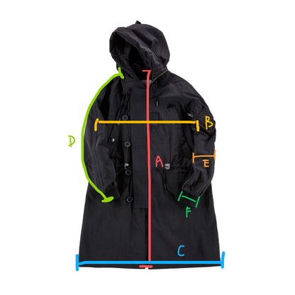 Designer Inspired Oversized Trench Coat｜Windproof Hooded Jacket with Real Leather Details｜Unisex Luxury Classic